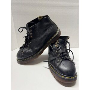Dr. Martens 8088 Vintage Made in England Black Leather Monkey Boots Mens 8